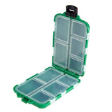 10 Compartments Mini Fishing Tackle Box Fish Lures Hooks Baits Plastic Storage Holder Square Case Pesca Fishing Accessories #2