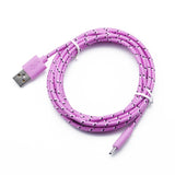 2018 Candy Sweet USB Charger Cable 1M Micro V8 USB Charger Sync Data Cable Cord for Mei zu Xiaomi Huawei OPPO Cell Phone Cables