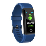 Freqüência cardíaca pulseira inteligente pressão banda relógio inteligente rastreador de fitness pedômetro pulseira para ios android masculino esporte relógio