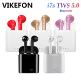 I7s tws fones de ouvido sem fio bluetooth handsfree em esportes fone com caixa carregamento mic para iphone xiaomi