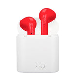 I7s tws fones de ouvido sem fio bluetooth handsfree em esportes fone com caixa carregamento mic para iphone xiaomi