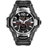 SMAEL Sport Watch Men Watches Waterproof 50M Wristwatch Relogio Masculino Big Dial Quartz Digital Military Army Clock 1805