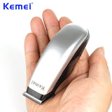 Kemei recém design elétrica máquina de cortar cabelo mini aparador cabelo máquina corte barba barbeiro navalha para ferramentas estilo masculino KM-666