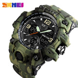 SKMEI Brand Luxury Military Sports Watches Men Quartz Analog LED Digital Clock Man Waterproof Dual Display Wristwatches Relogio