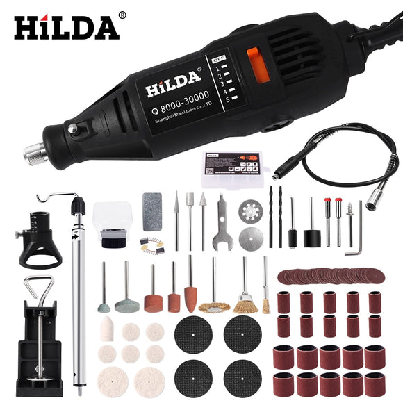 Hilda broca elétrica dremel moedor gravador caneta mini broca elétrica ferramenta rotativa máquina de moer dremel acessórios