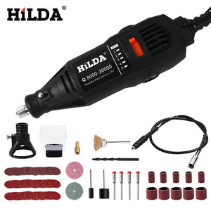 Hilda broca elétrica dremel moedor gravador caneta mini broca elétrica ferramenta rotativa máquina de moer dremel acessórios