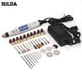 Hilda 18 v caneta de gravura mini broca ferramenta giratória com acessórios moagem conjunto multifunções mini caneta gravura para ferramentas dremel