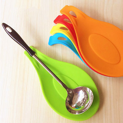 Random Color Multi Mat Kitchen Tools Silicone Mat Insulation Placemat Heat Resistant Put A Spoon cozinha Accessories