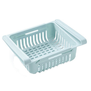 Organizador de cozinha quente ajustável cozinha geladeira rack de armazenamento geladeira freezer prateleira titular pull-out gaveta espaço saver #25